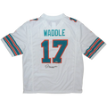 Jaylen Waddle Autographed Miami Dolphins (White #17 Throwback) Nike Game Jersey - Fanatics
