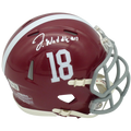 Jaylen Waddle Autographed Alabama Crimson Tide Mini Helmet - Fanatics