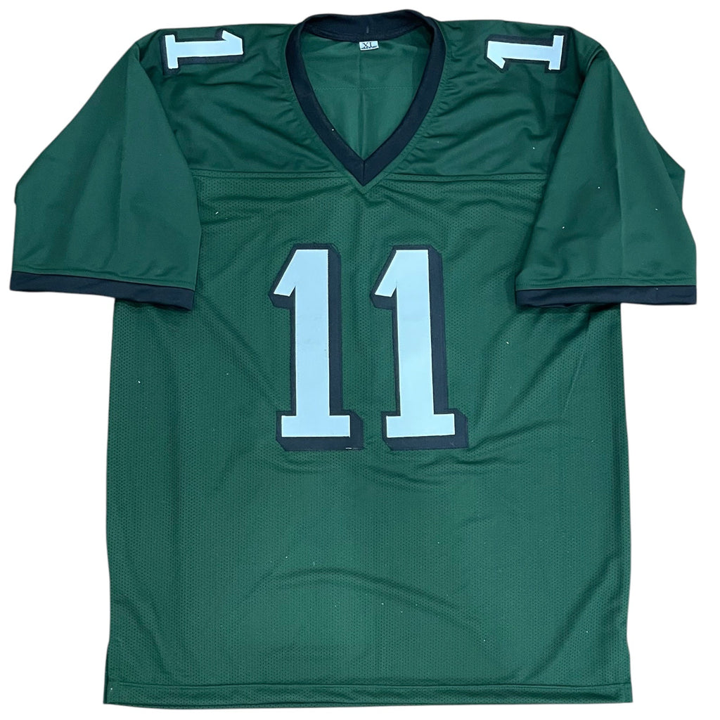 AJ Brown Autographed Philadelphia (Green #11) Custom Jersey - Beckett