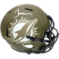 Tyreek Hill Autographed Miami Dolphins (SALUTE TO SERVICE) Alternate Deluxe Full-Size Replica Helmet - Beckett