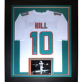 Tyreek Hill Autographed Miami Dolphins (White #10) Framed Jersey - Beckett