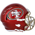 Joe Montana Autographed San Francisco 49ers (FLASH Alternate) Deluxe Full-Size Replica Helmet - Fanatics