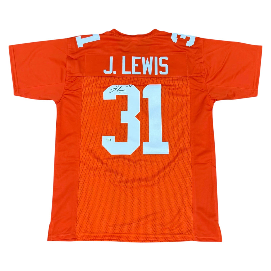 Jamal Lewis Autographed Tennessee (Orange #31) Custom Jersey - JSA