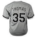 Frank Thomas Autographed Chicago (Grey #35) Custom Jersey - Beckett