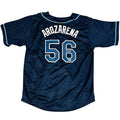 Randy Arozarena Autographed Tampa Bay (Navy Blue #56) Custom Jersey - Beckett