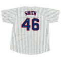 Lee Smith Autographed Chicago (Pinstripe #46) Custom Jersey - JSA