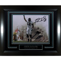 Fred Taylor Autographed Jacksonville Jaguars (Horiz Smoke Intro) Deluxe Framed 8x10 Photo