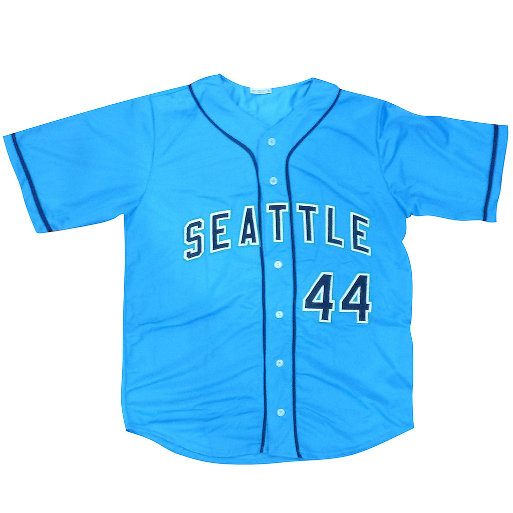 Julio Rodriguez Autographed Seattle (Baby Blue #44) Jersey - BAS