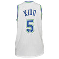 Jason Kidd Autographed Dallas (White #5) Custom Jersey - BAS