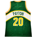 Gary Payton Autographed Seattle (Green #20) Custom Jersey - Beckett