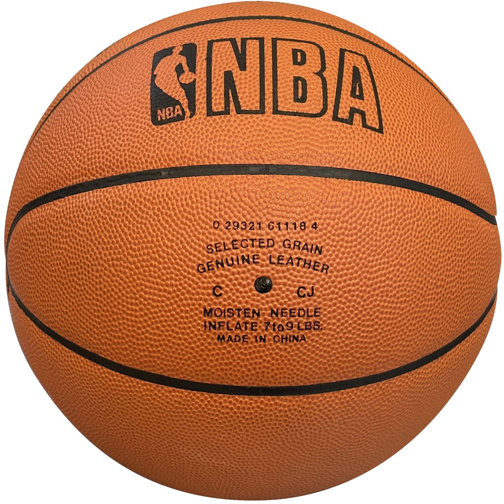 LeBron James Autographed NBA Rookie of the Year Embossed Spalding Basketball w/ ROY 04 Limited Edition #68 of 123 - UDA Upper Deck
