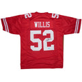 Patrick Willis Autographed San Francisco (Red #52) Custom Jersey - Beckett