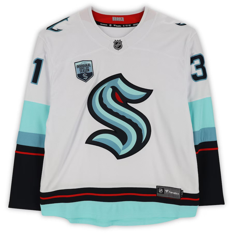 Philipp Grubauer Autographed Seattle Kraken (White #31) Fanatics Hockey Jersey - Fanatics