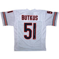 Dick Butkus Autographed Chicago (White #51) Custom Jersey - Beckett