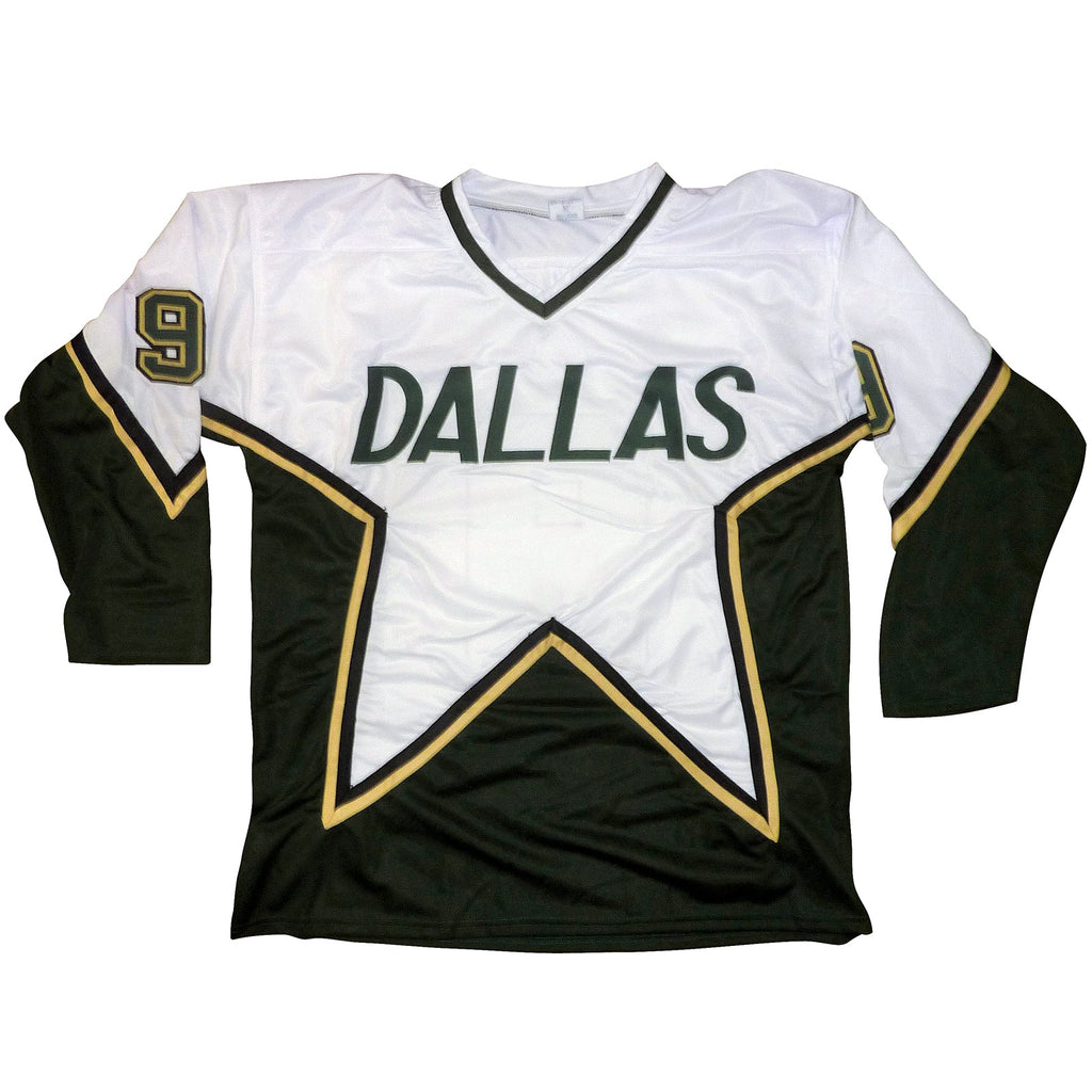 Mike Modano Autographed Dallas (White #9) Custom Jersey - JSA