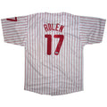 Scott Rolen Autographed Philadelphia (White Pinstripe #17) Custom Jersey - JSA