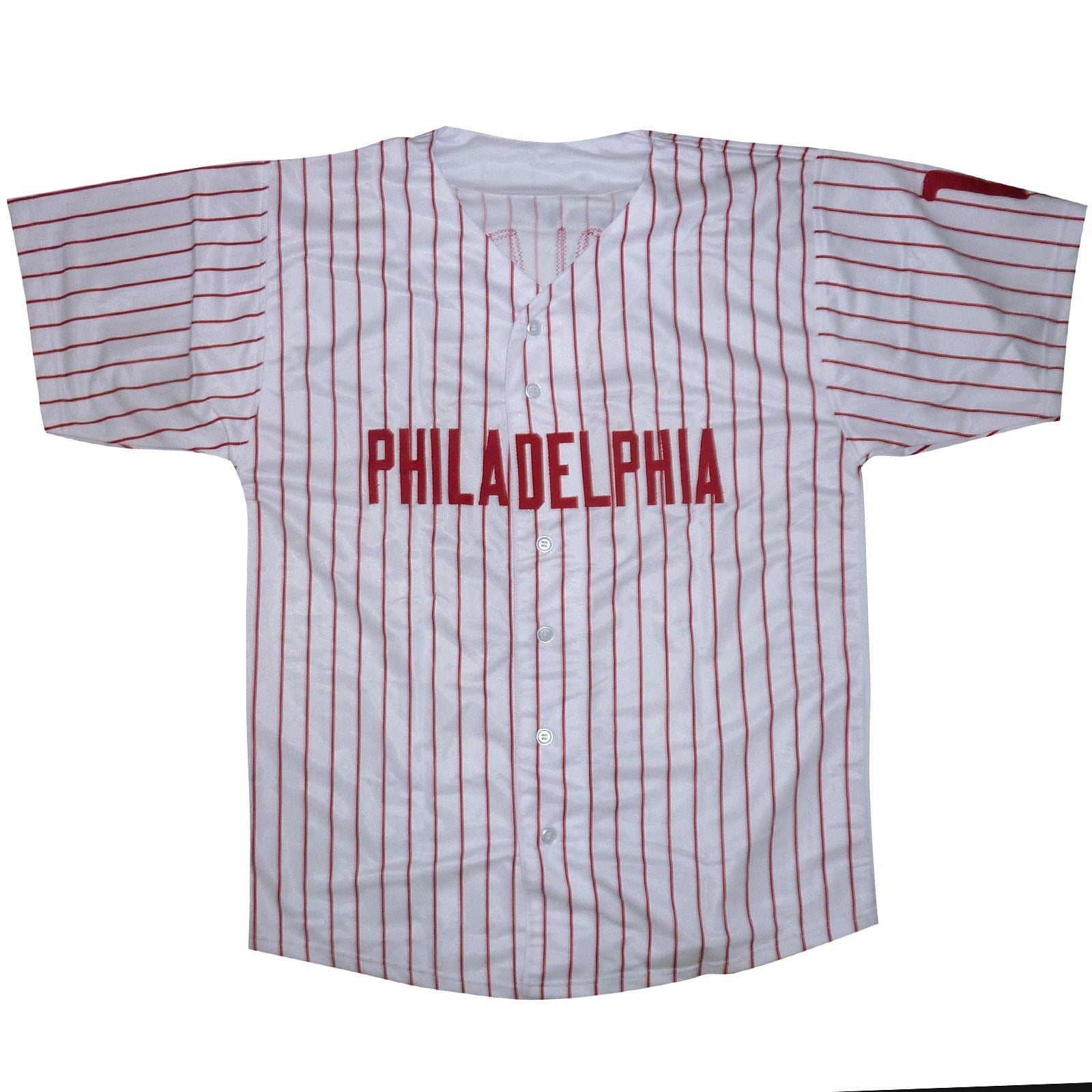 Scott Rolen Autographed Philadelphia (White Pinstripe #17) Custom Jersey - JSA
