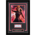 Elizabeth Olsen AKA Scarlet Witch Autographed Marvel "Signature Series" Frame - JSA