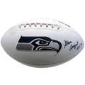 Steve Largent Autographed Seattle Seahawks Logo Football w/ "HOF 95" - JSA