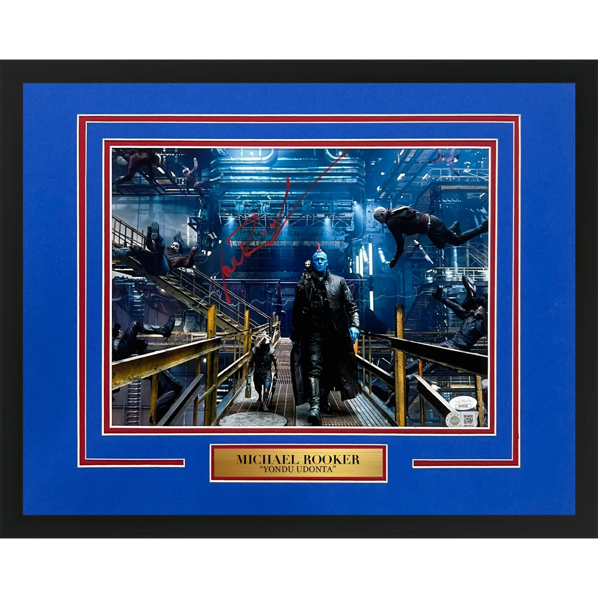 Michael Rooker Autographed Guardians of the Galaxy Deluxe Framed 11x14 Photo - SWAU JSA