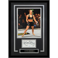Ronda Rousey Autographed UFC 8x10 Photo "Signature Series" Frame - JSA