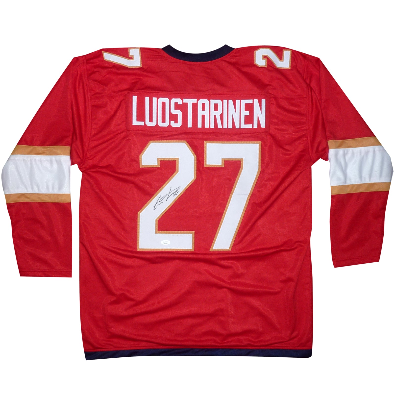 Eetu Luostarinen Autographed Florida (Red #27) Custom Hockey Jersey - JSA