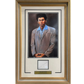Michael Richards Autographed Seinfeld Deluxe Framed The Kramer 11x17 Artwork Poster Piece - JSA