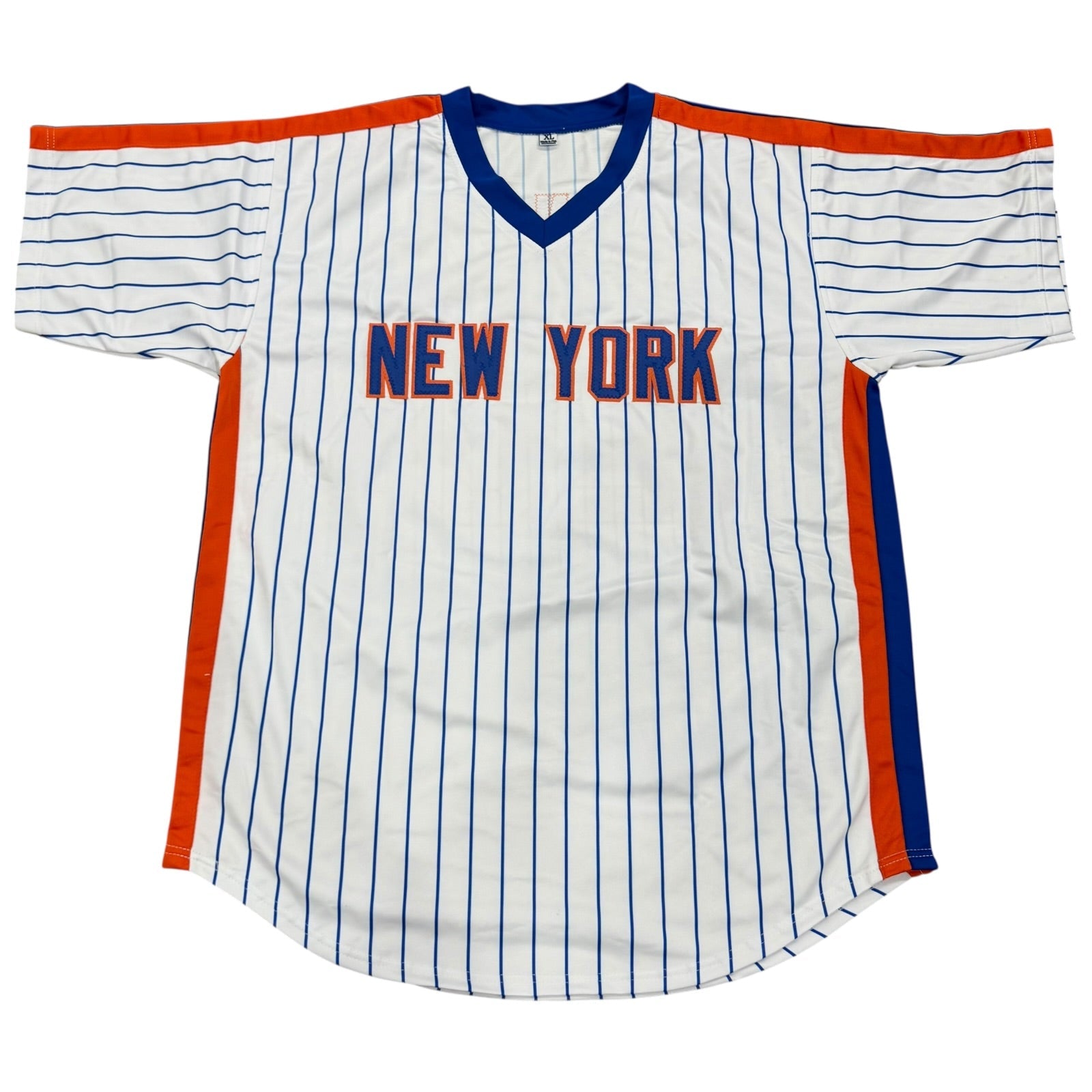 Howard Johnson Autographed New York Mets (Pinstripe #20) Jersey with Multiple Inscriptions - JSA