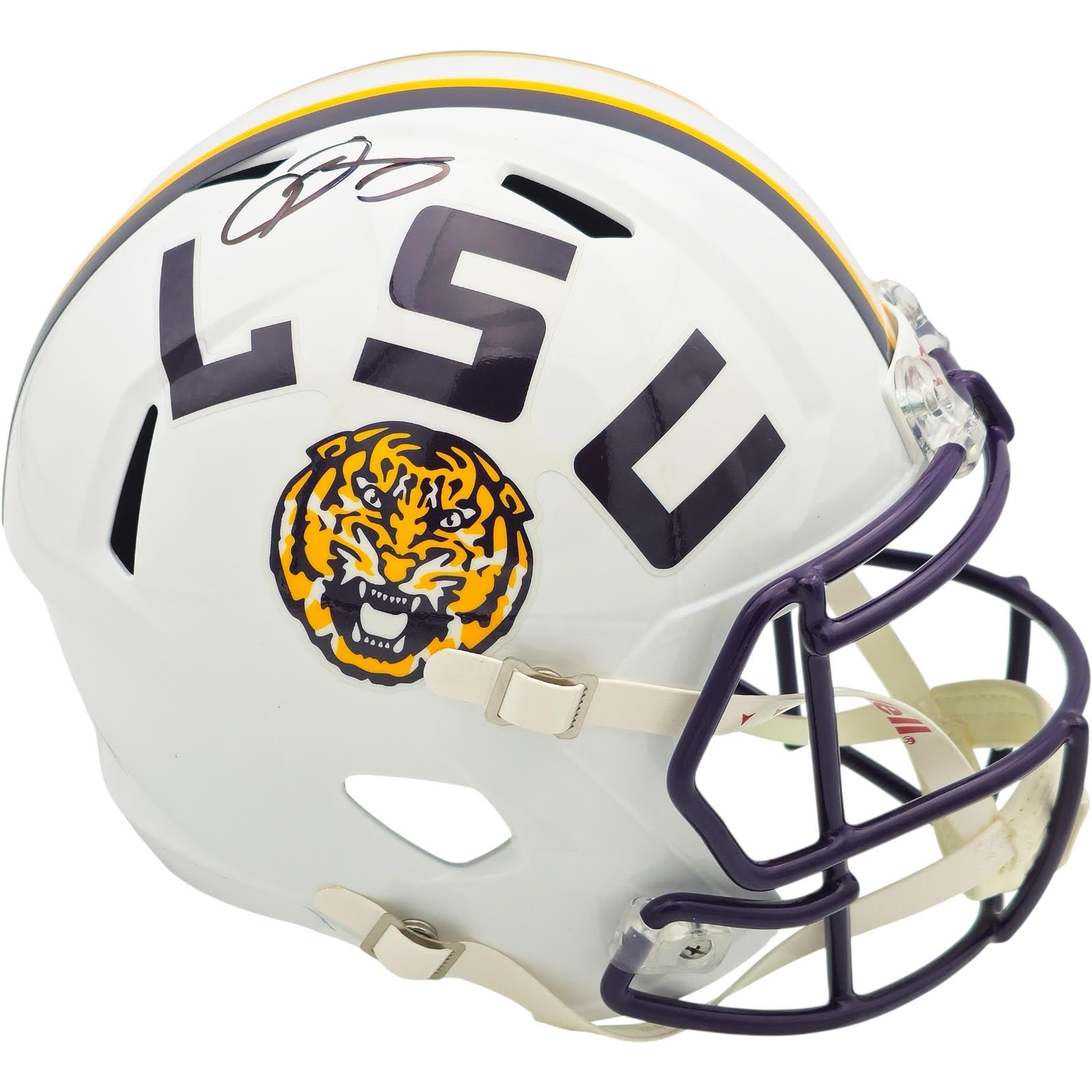 Odell Beckham Jr. Autographed LSU Louisiana State Tigers Deluxe Full-Size Replica Helmet - JSA