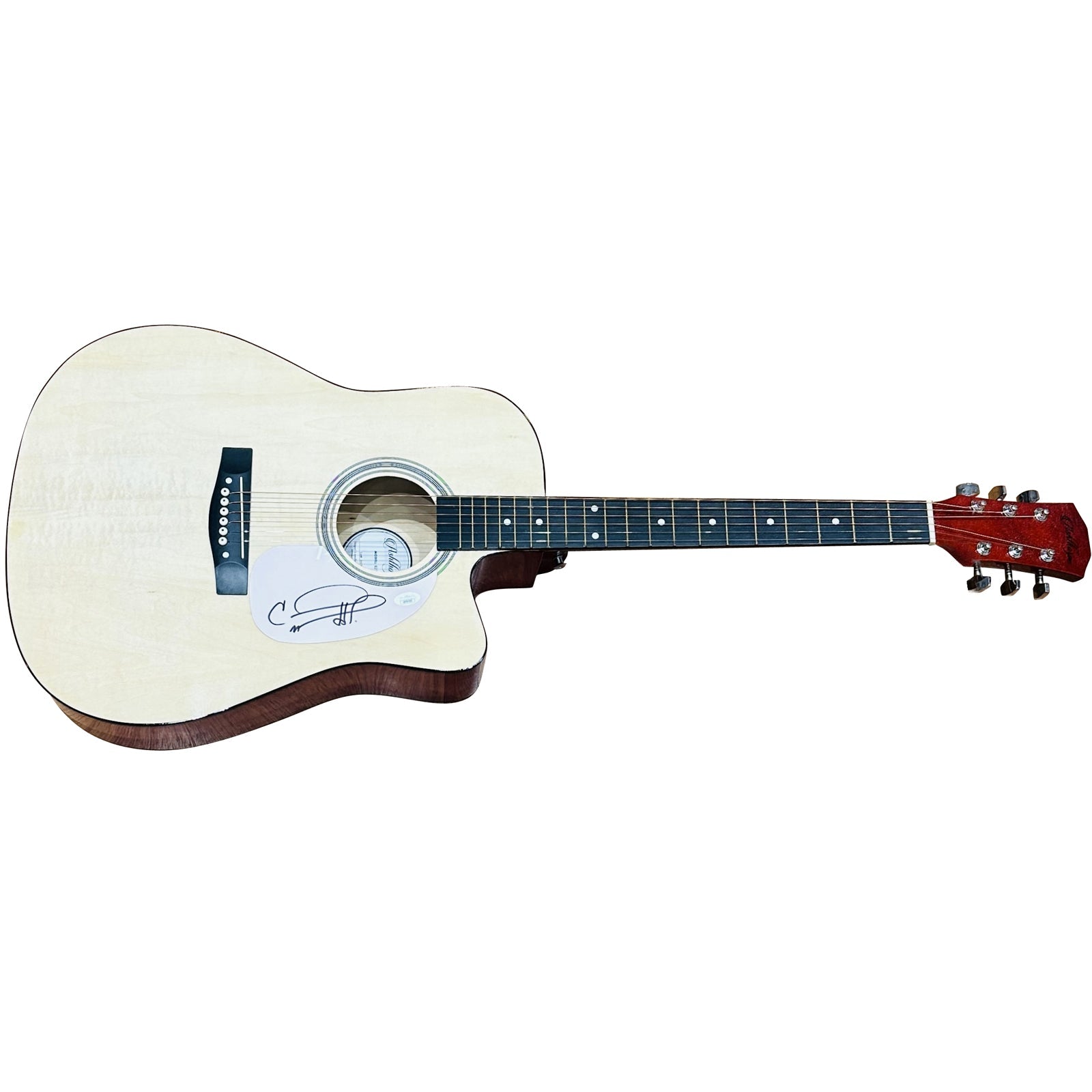 Carrie Underwood Natural Acoustic Guitar with Autograph - JSA