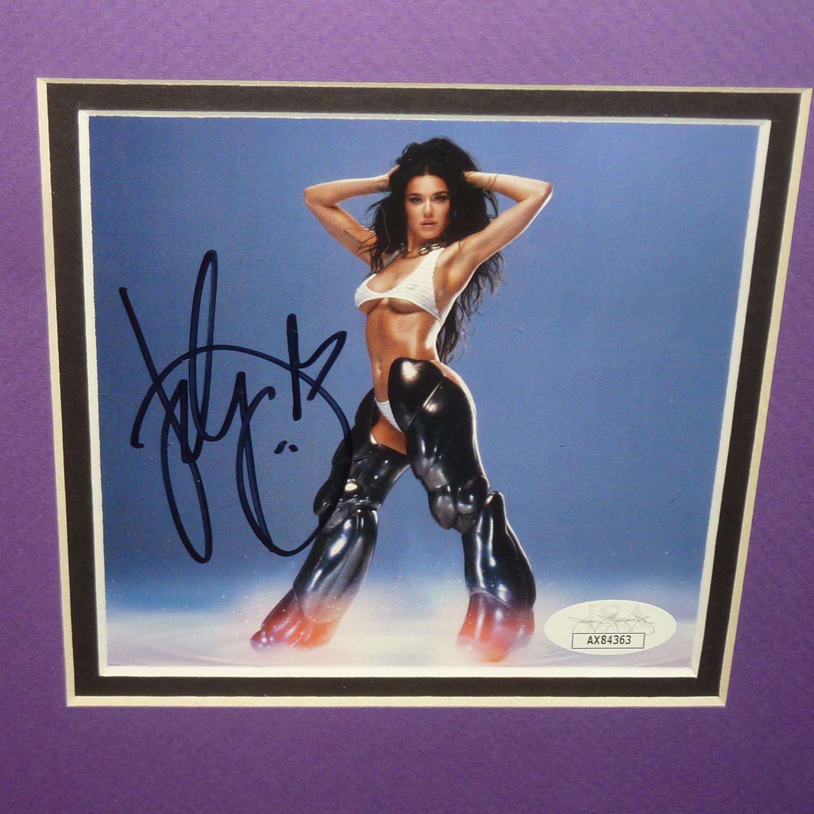 Katy Perry Autographed 143 CD Deluxe Framed with 11x14 Photo - JSA
