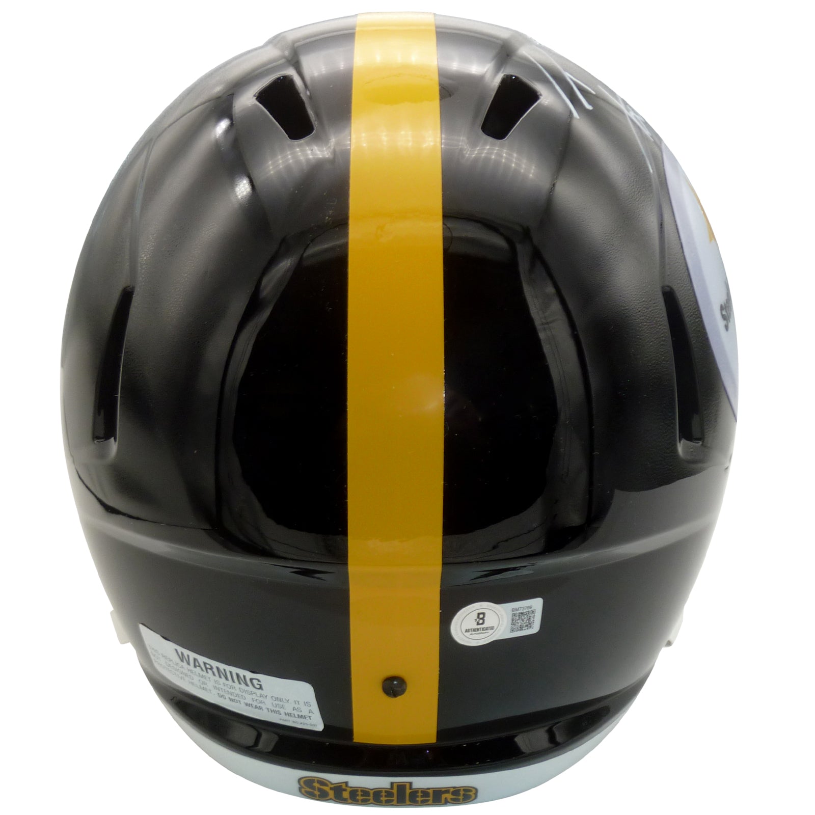 T.J. Watt Autographed Pittsburgh Steelers Deluxe Full-Size Replica Helmet - Beckett