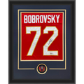 Sergei Bobrovsky Autographed Florida Panthers (Red #72) Jersey Display Frame - JSA