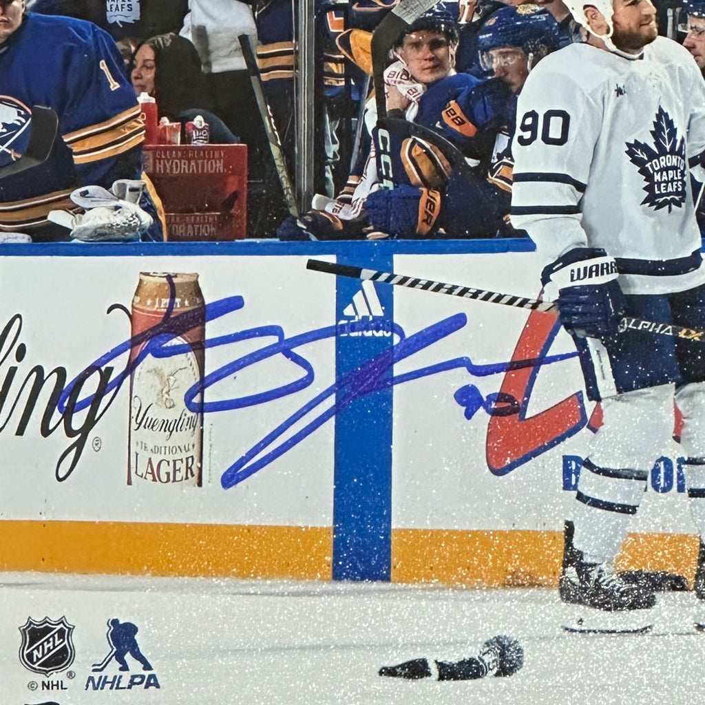 Ryan O'Reilly Autographed Toronto Maple Leafs (Hat Trick) Deluxe Framed 8x10 Photo - JSA