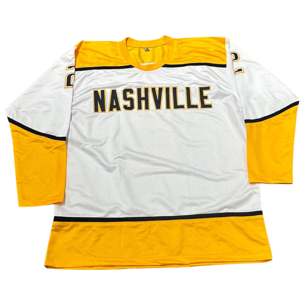 Luke Schenn Autographed Nashville (White #2) Custom Hockey Jersey - JSA