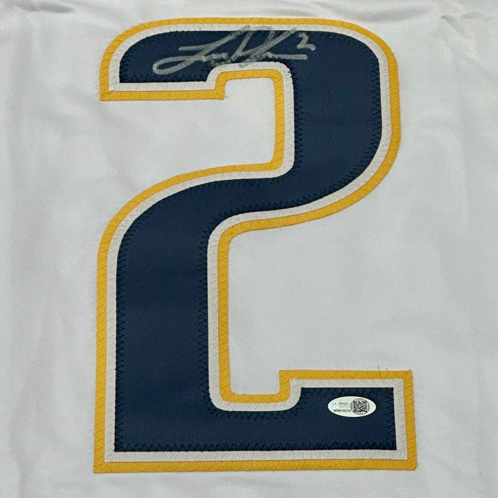 Luke Schenn Autographed Nashville (White #2) Custom Hockey Jersey - JSA