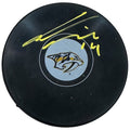 Gustav Nyquist Autographed Nashville Predators Hockey Puck - JSA