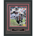 Mike Alstott Autographed Tampa Bay Buccaneers (Vertical White Jersey) Deluxe Framed 8x10 Photo - JSA