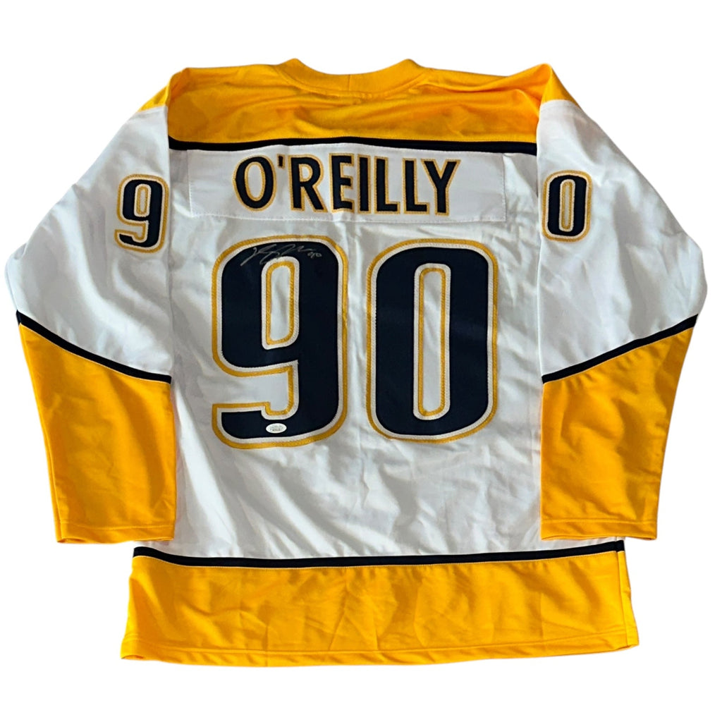 Ryan O'Reilly Autographed Nashville (White #90) Custom Hockey Jersey - JSA