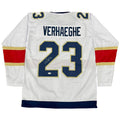 Carter Verhaeghe Autographed Florida (White #23) Custom Hockey Jersey - JSA