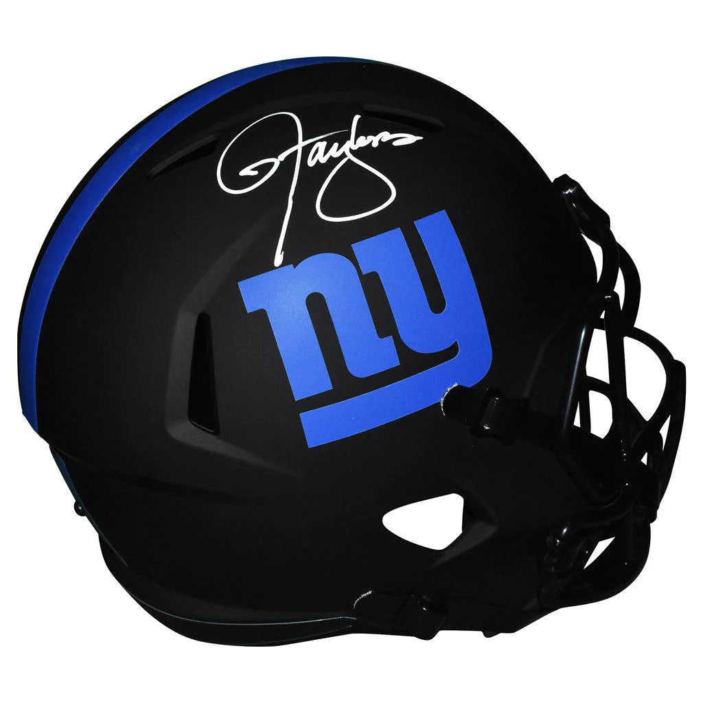 Lawrence Taylor Autographed New York Giants (ECLIPSE Alternate) Deluxe Full-Size Replica Helmet - Beckett