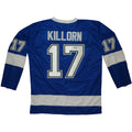 Alex Killorn Autographed Tampa Bay (Blue #17) Custom Jersey - JSA