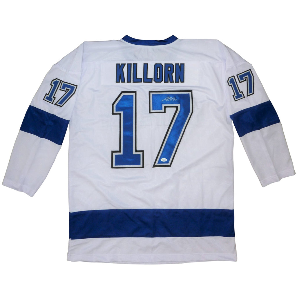 Alex Killorn Autographed Tampa Bay (White #17) Custom Hockey Jersey