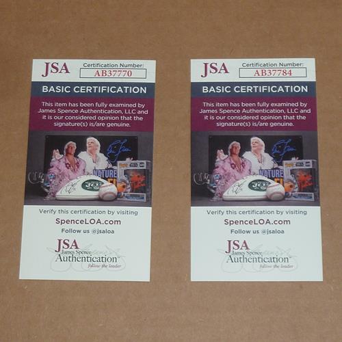 Nick Offerman And Amy Poehler Autographed Parks and Recreation Deluxe Framed Piece - JSA