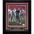 Vince Dooley Autographed Georgia Bulldogs Deluxe Framed 8x10 Photo - JSA