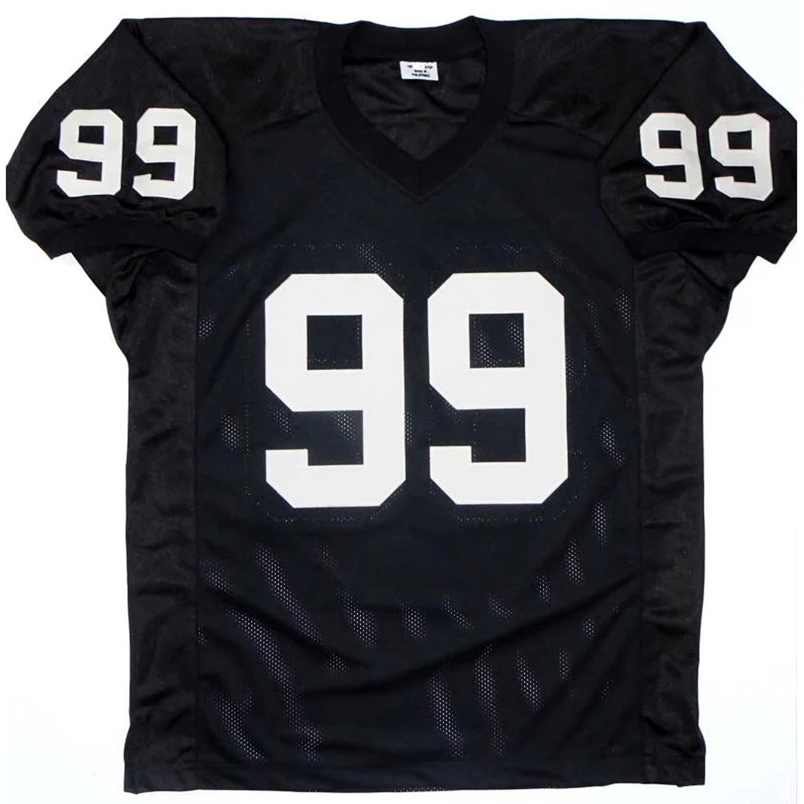 Warren Sapp Autographed Raiders (Black #99) Custom Jersey - Beckett