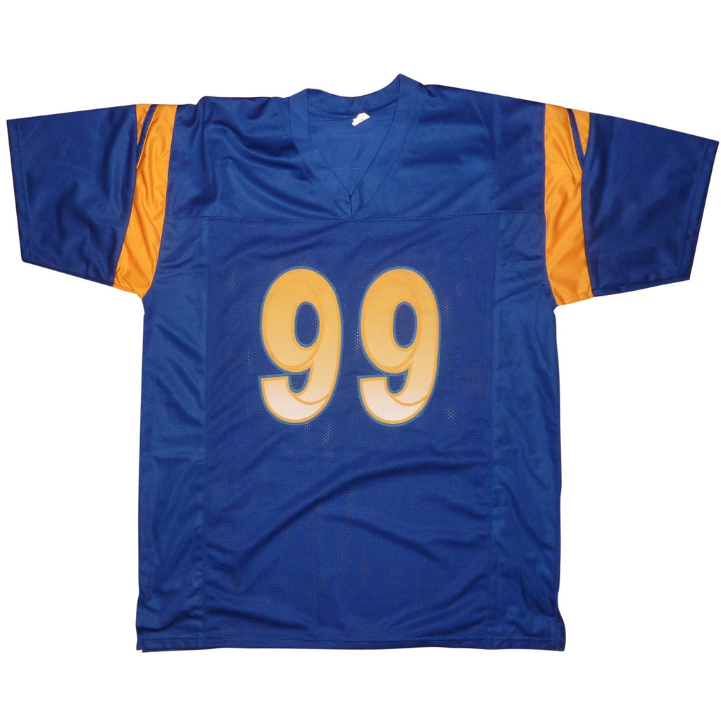 Aaron Donald Autographed Los Angeles (Blue #99) Custom Jersey - Beckett