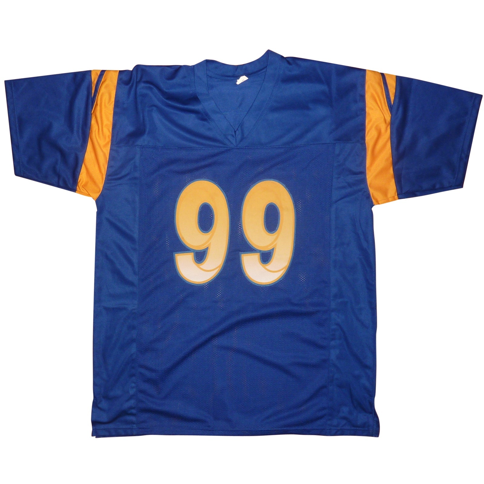 Aaron Donald Autographed Los Angeles (Blue #99) Custom Jersey - Beckett