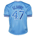 Tom Glavine Autographed Atlanta (Light Blue #47) Custom Jersey - JSA