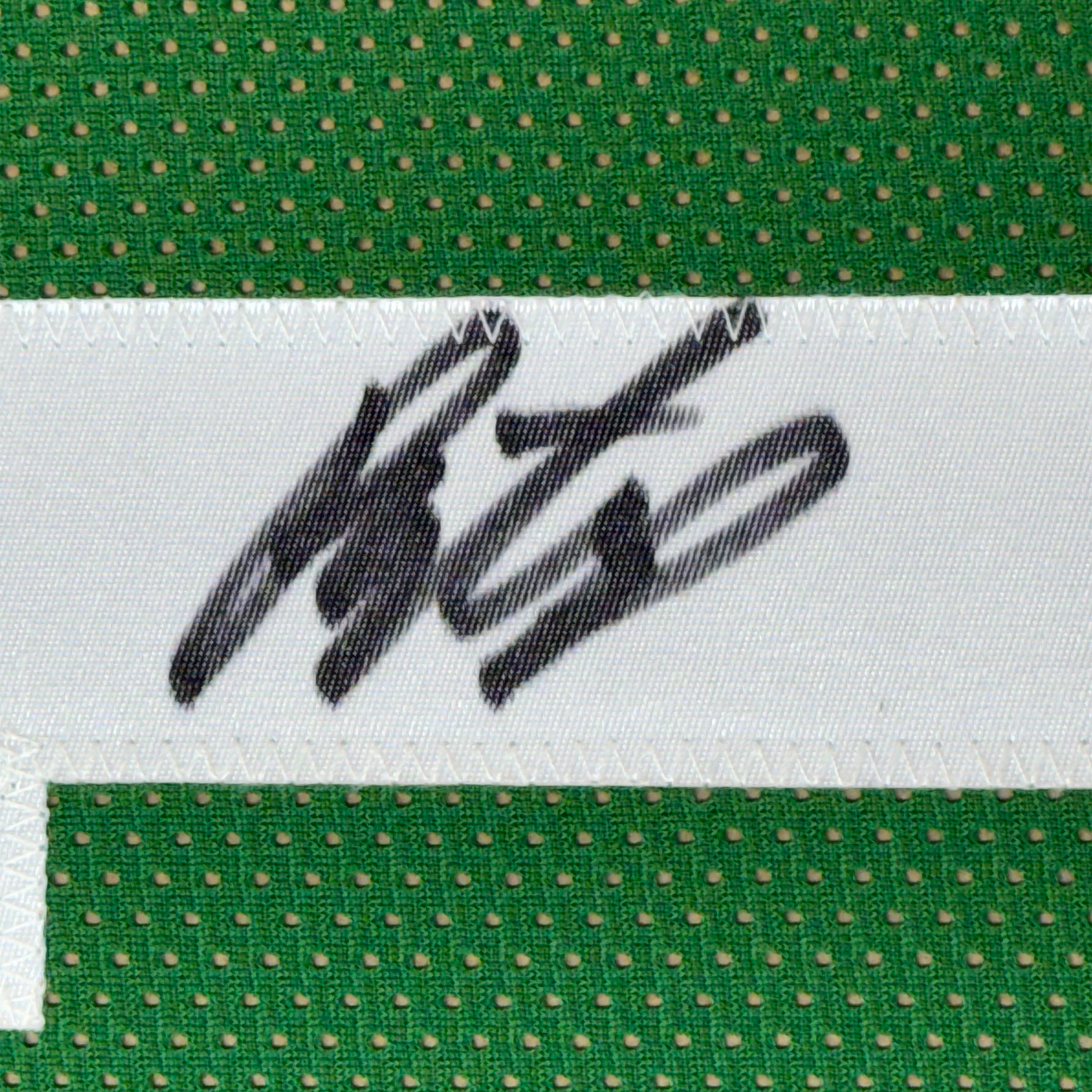 Framed Autographed/Signed Payton Pritchard 35x39 Boston Green Basketball Jersey JSA COA